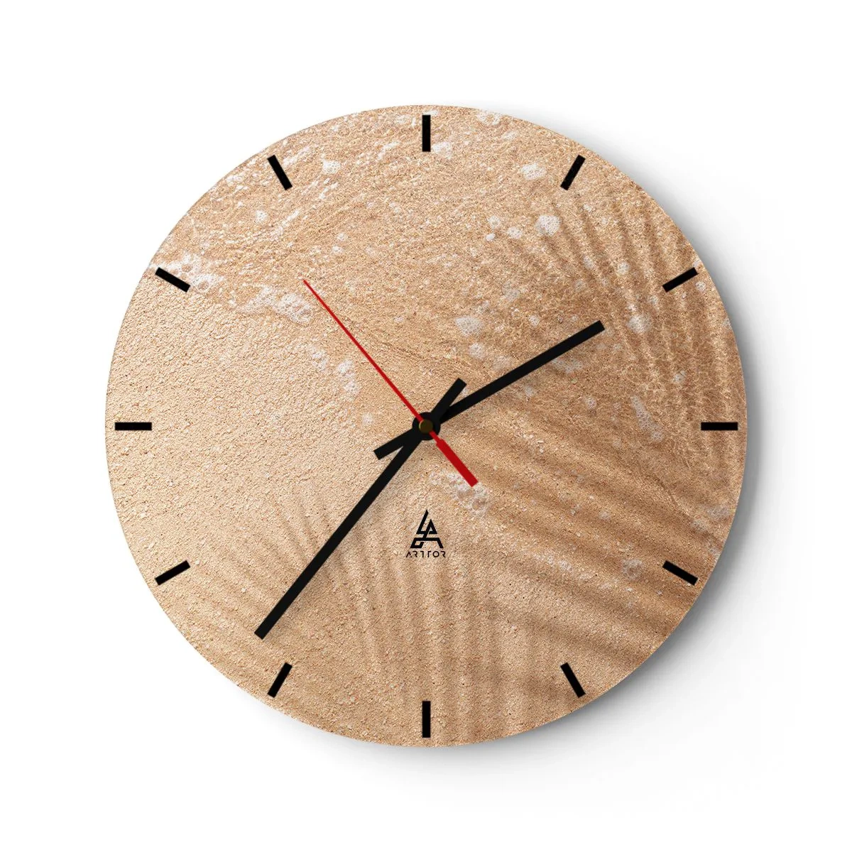 Horloge murale - Pendule murale - Ombre d'un été chaud - 40x40 cm