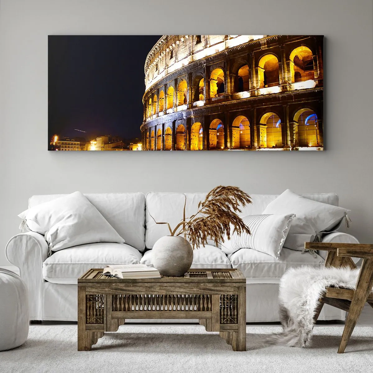 Impression sur toile - Image sur toile - Il est temps de commencer les Jeux - 90x30 cm