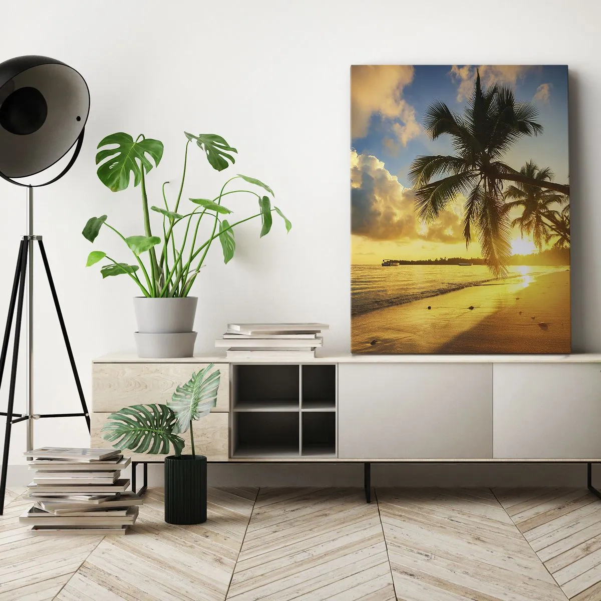 Impression sur toile - Image sur toile - Rêve caribéen - 65x120 cm