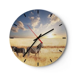 Horloge murale - Pendule murale - Va-t'en, n'ai pas de paix - 40x40 cm