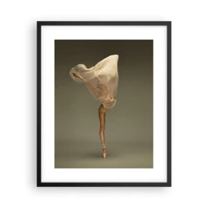 Affiche dans un cadre noir - Poster - Il va bientôt s'envoler - 40x50 cm