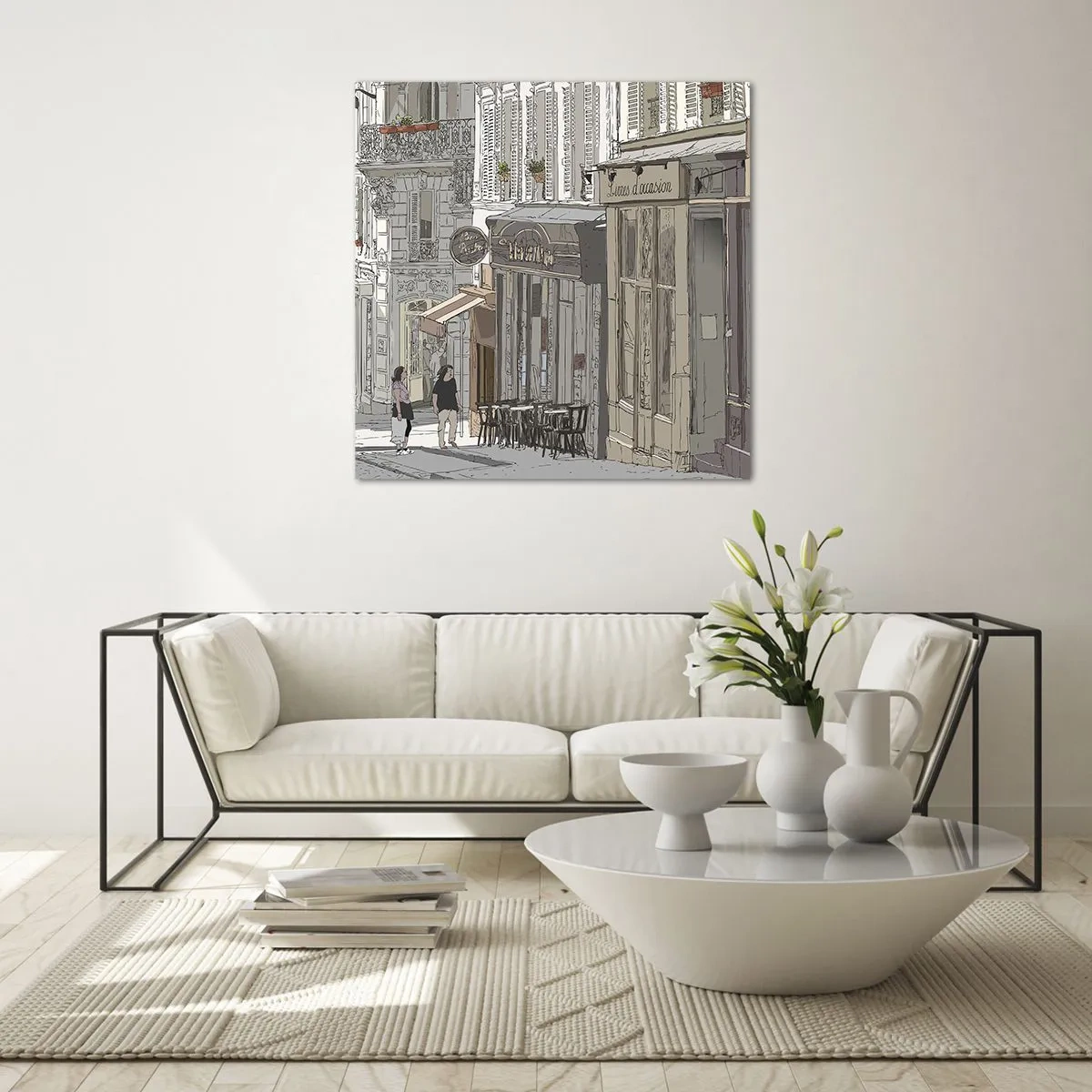 Impression sur verre - Image sur verre - Joie de la ville - 30x30 cm