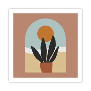 Affiche - Poster - Petits bonheurs - 60x60 cm