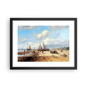 Affiche dans un cadre noir - Poster - Après une capture réussie - 40x30 cm