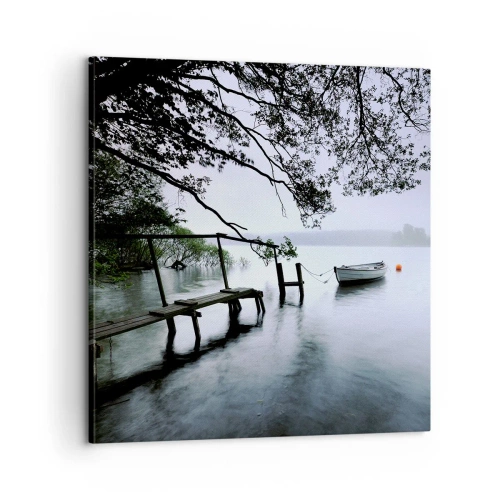 Impression sur toile - Image sur toile - Tu te reposes déjà - 60x60 cm