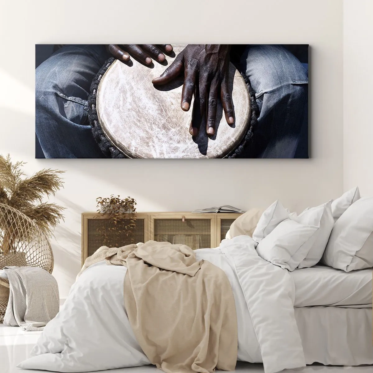 Impression sur toile - Image sur toile - Vis à son rythme - 100x40 cm