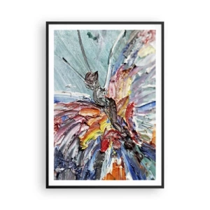 Affiche dans un cadre noir - Poster - Peint par nature - 70x100 cm