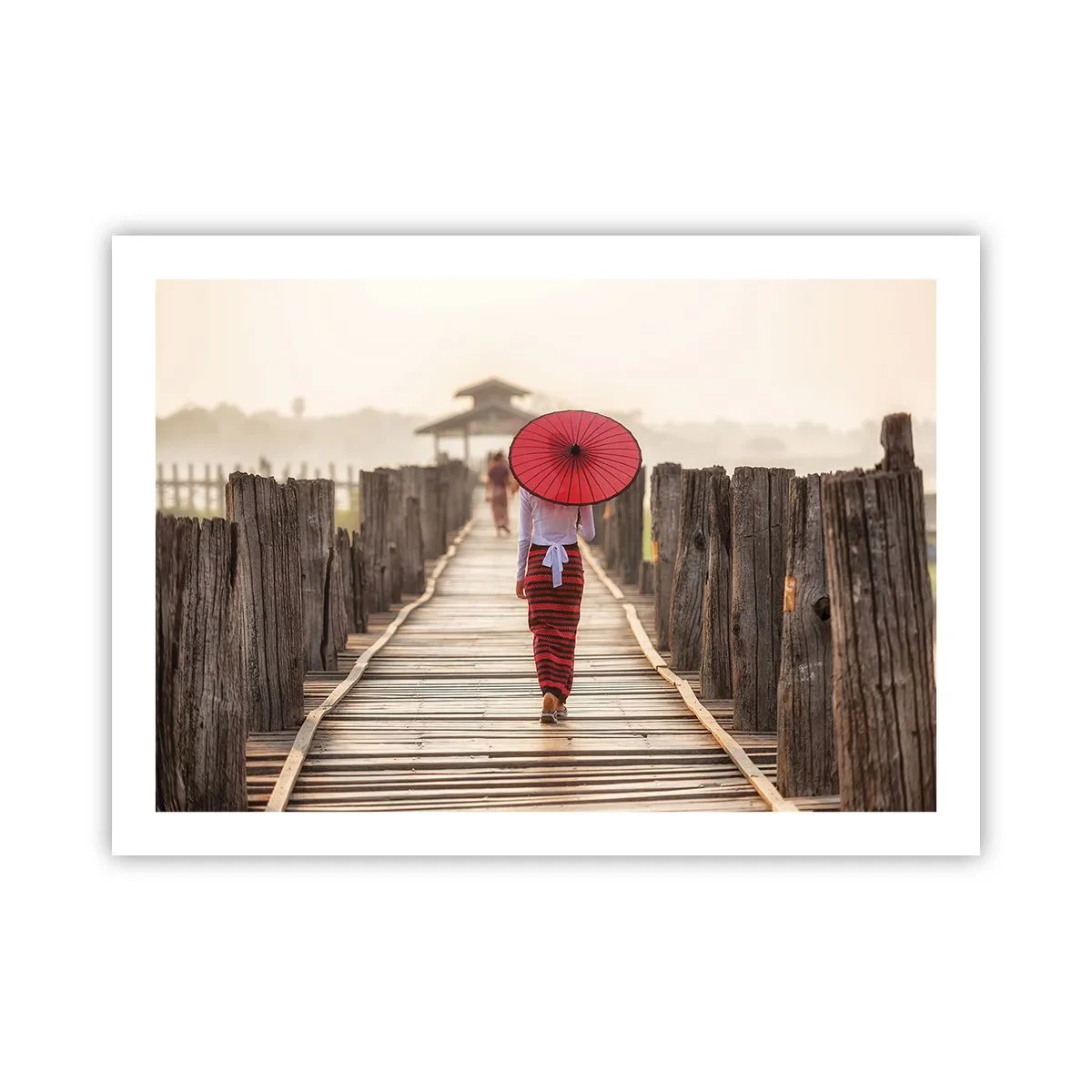 Affiche - Poster - Sur le vieux pont - 70x50 cm
