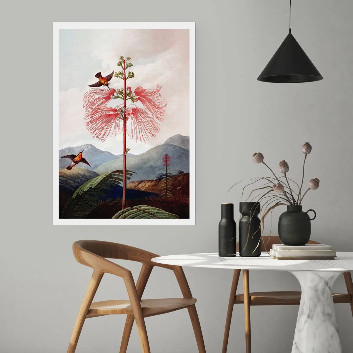 Affiche - Poster - Dans un paradis tropical - 30x40 cm