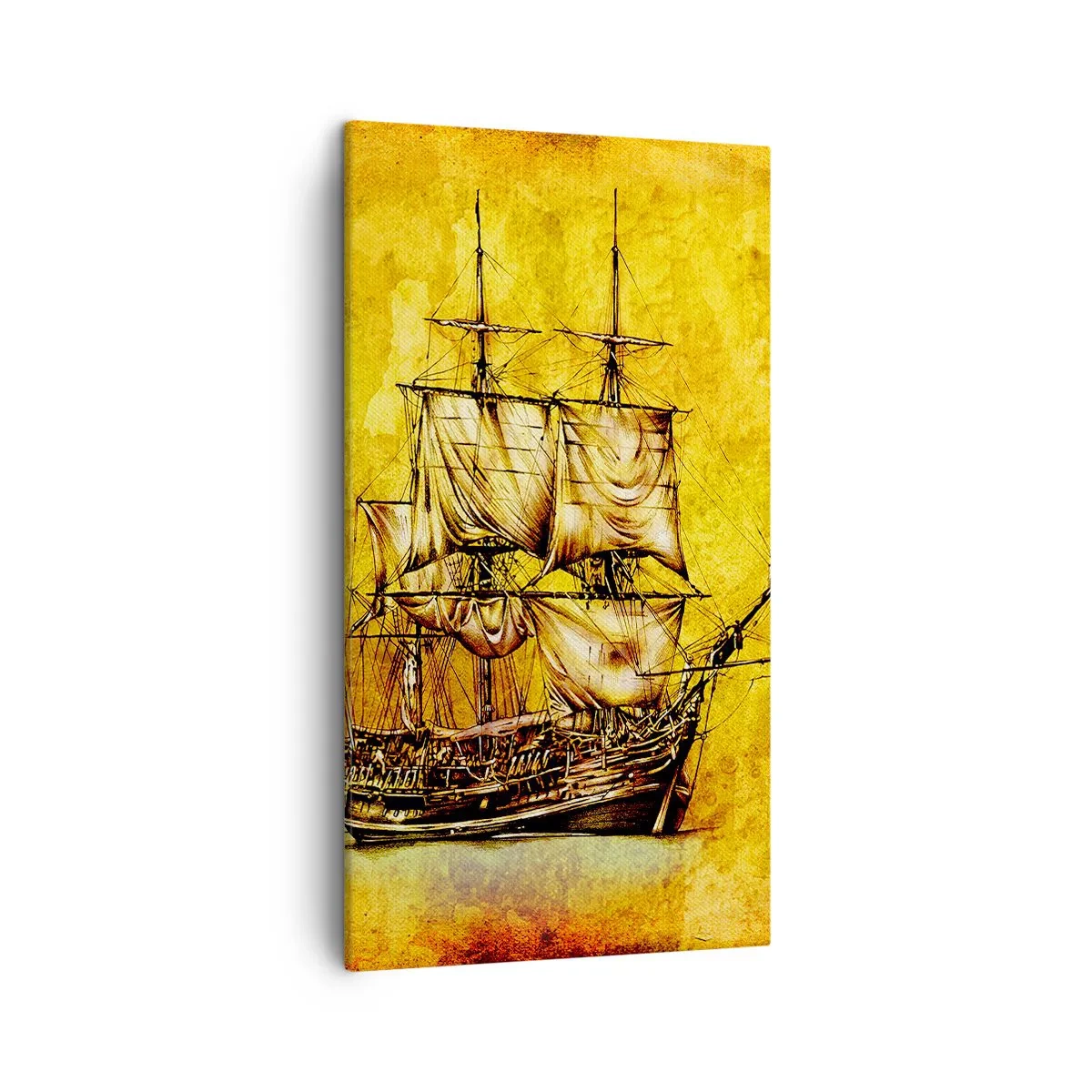 Impression sur toile - Image sur toile - En direction de l'ile de la tortue ! - 45x80 cm