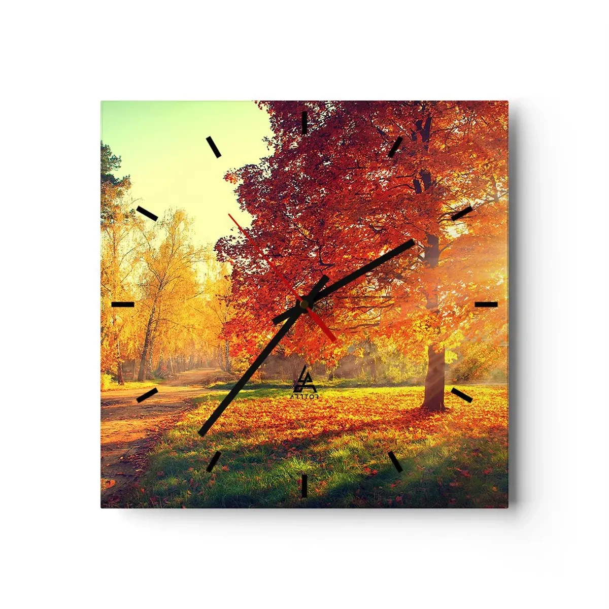 Horloge murale - Pendule murale - Le roux est beau - 40x40 cm