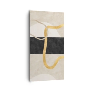 Impression sur toile - Image sur toile - Formes emmellées - 65x120 cm