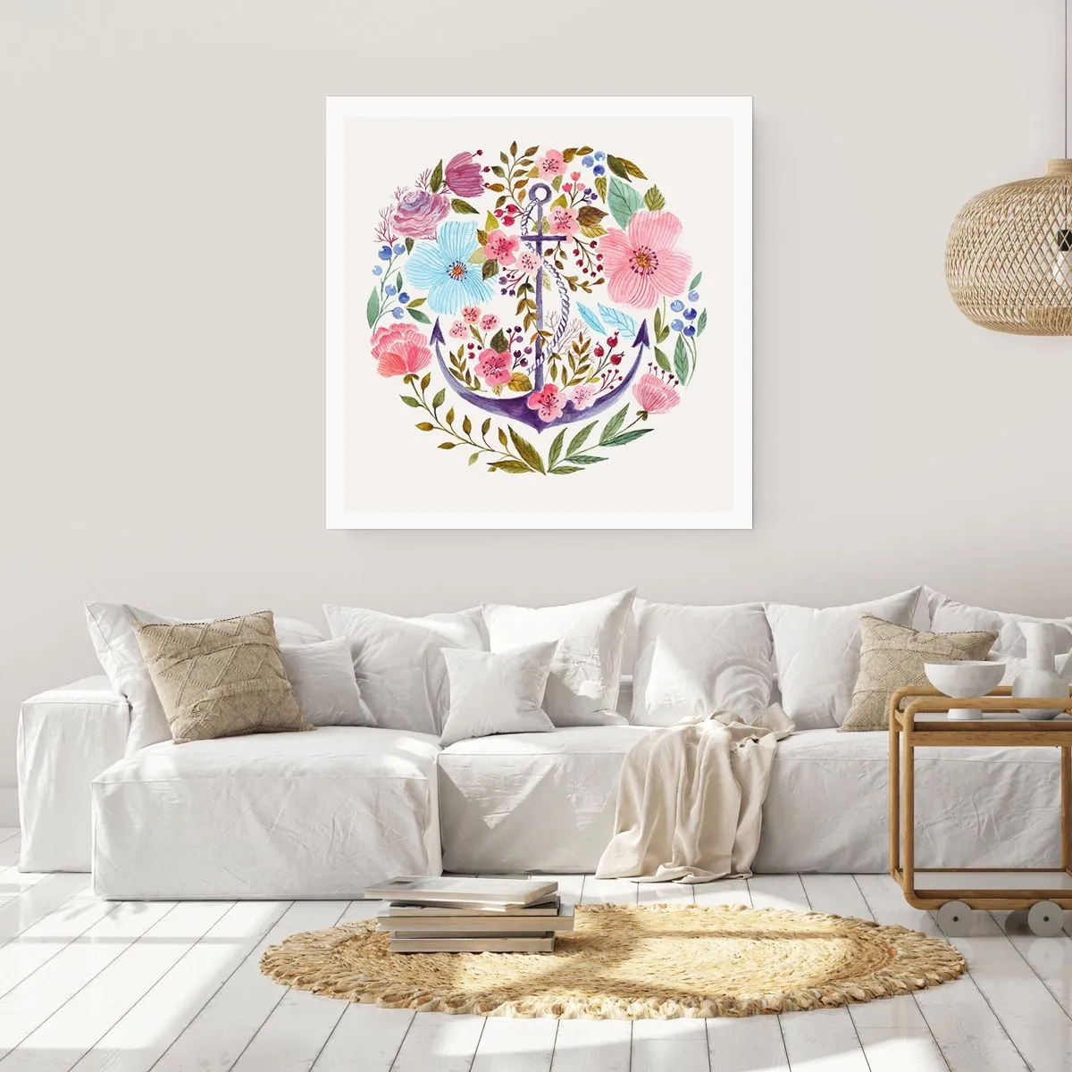 Affiche - Poster - Le beau rêve du marin - 50x50 cm