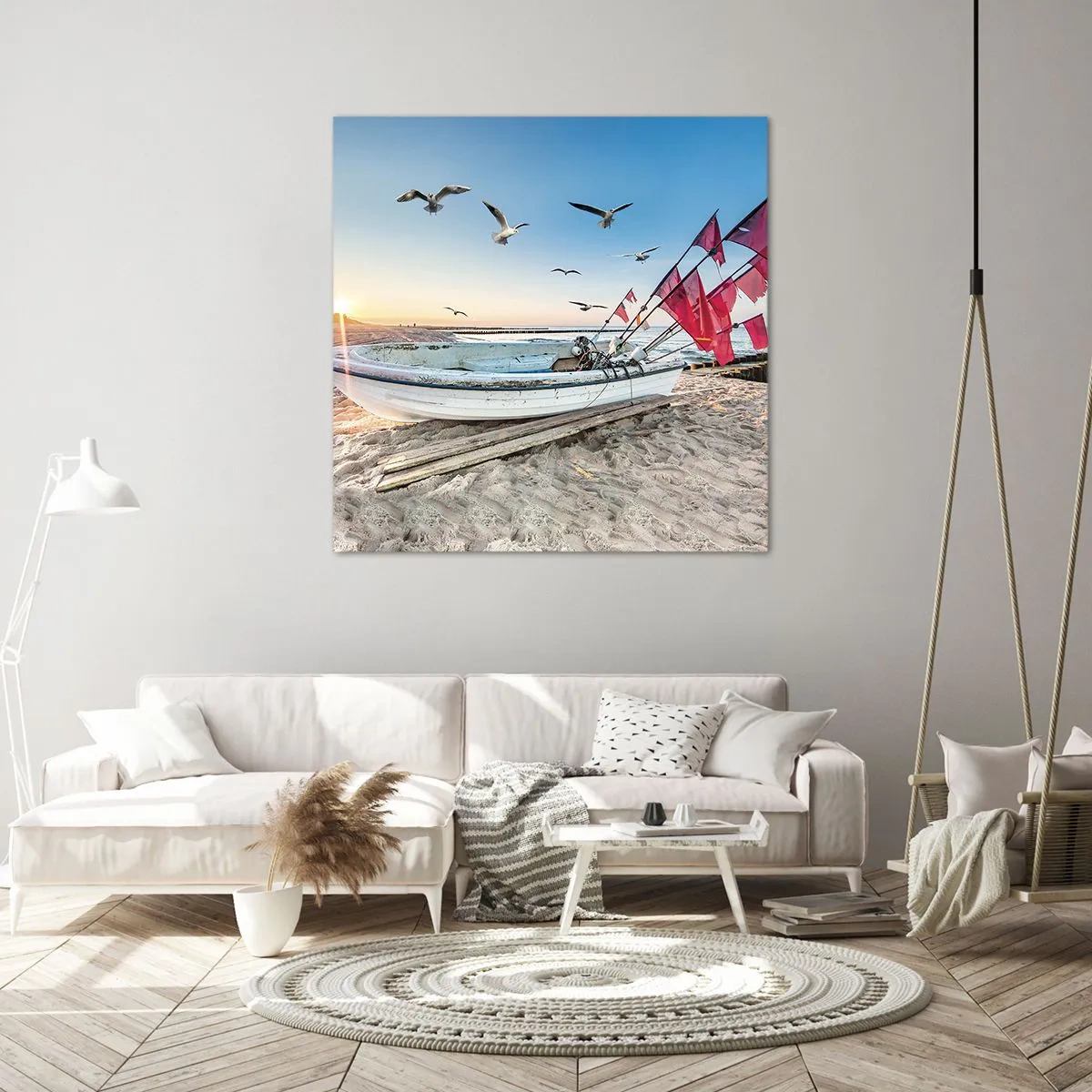 Impression sur toile - Image sur toile - Repos mérité - 70x70 cm