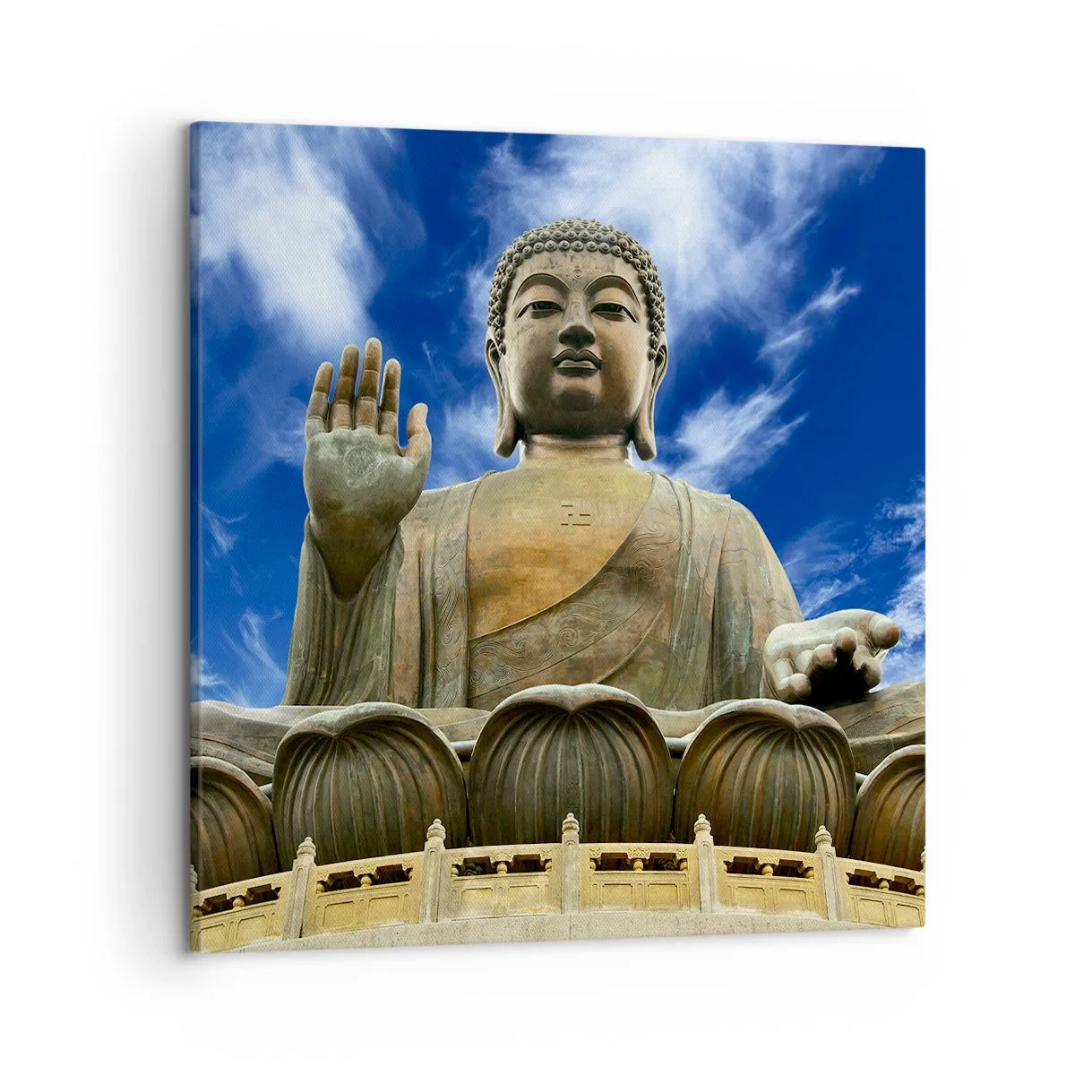 Impression sur toile - Image sur toile - Vivre sans peur - 50x50 cm