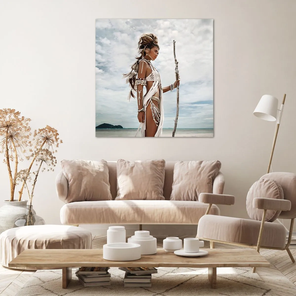 Impression sur toile - Image sur toile - Reine des tropiques - 30x30 cm
