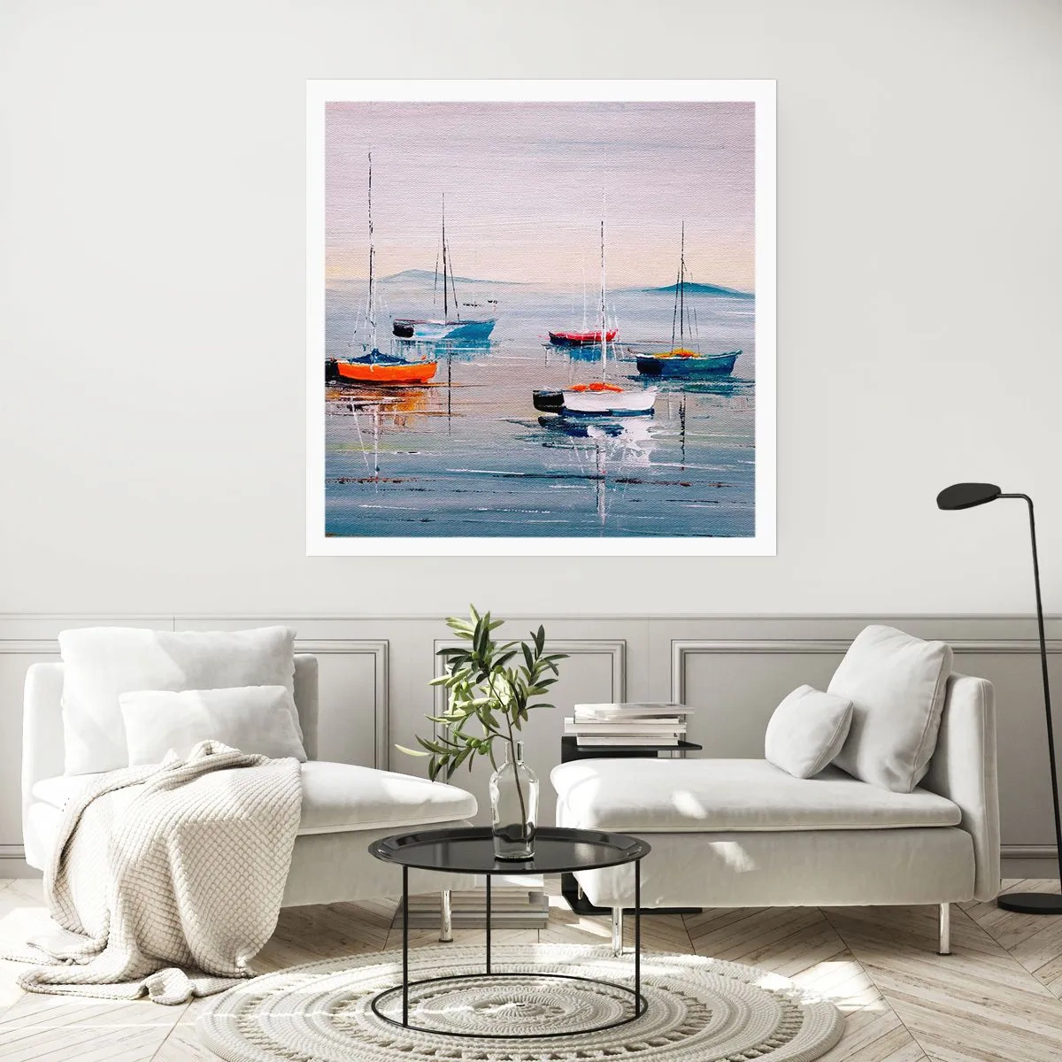 Affiche - Poster - Un repos bien mérité - 40x40 cm