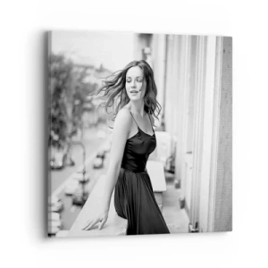 Impression sur toile - Image sur toile - Certainement un Parisien - 40x40 cm