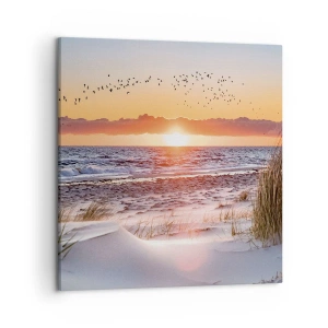 Impression sur toile - Image sur toile - Paysage horizontal - 50x50 cm