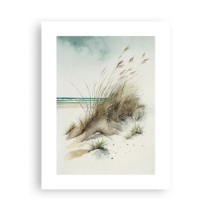 Affiche - Poster - Recouvert de sable - 30x40 cm