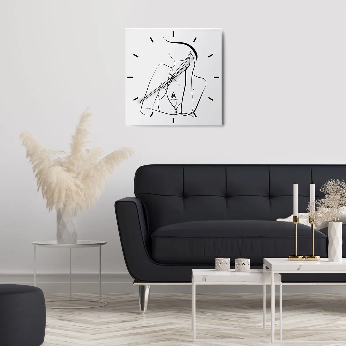 Horloge murale - Pendule murale - Sur les vague d'un rêve - 30x30 cm