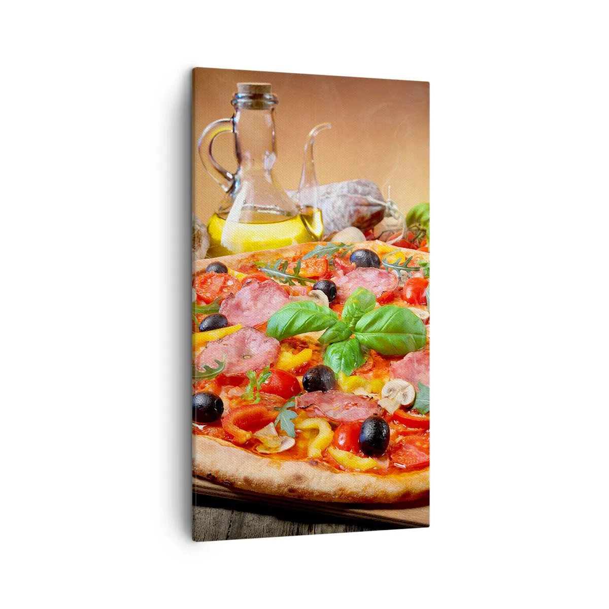 Impression sur toile - Image sur toile - Avec une vraie saveur italienne - 45x80 cm