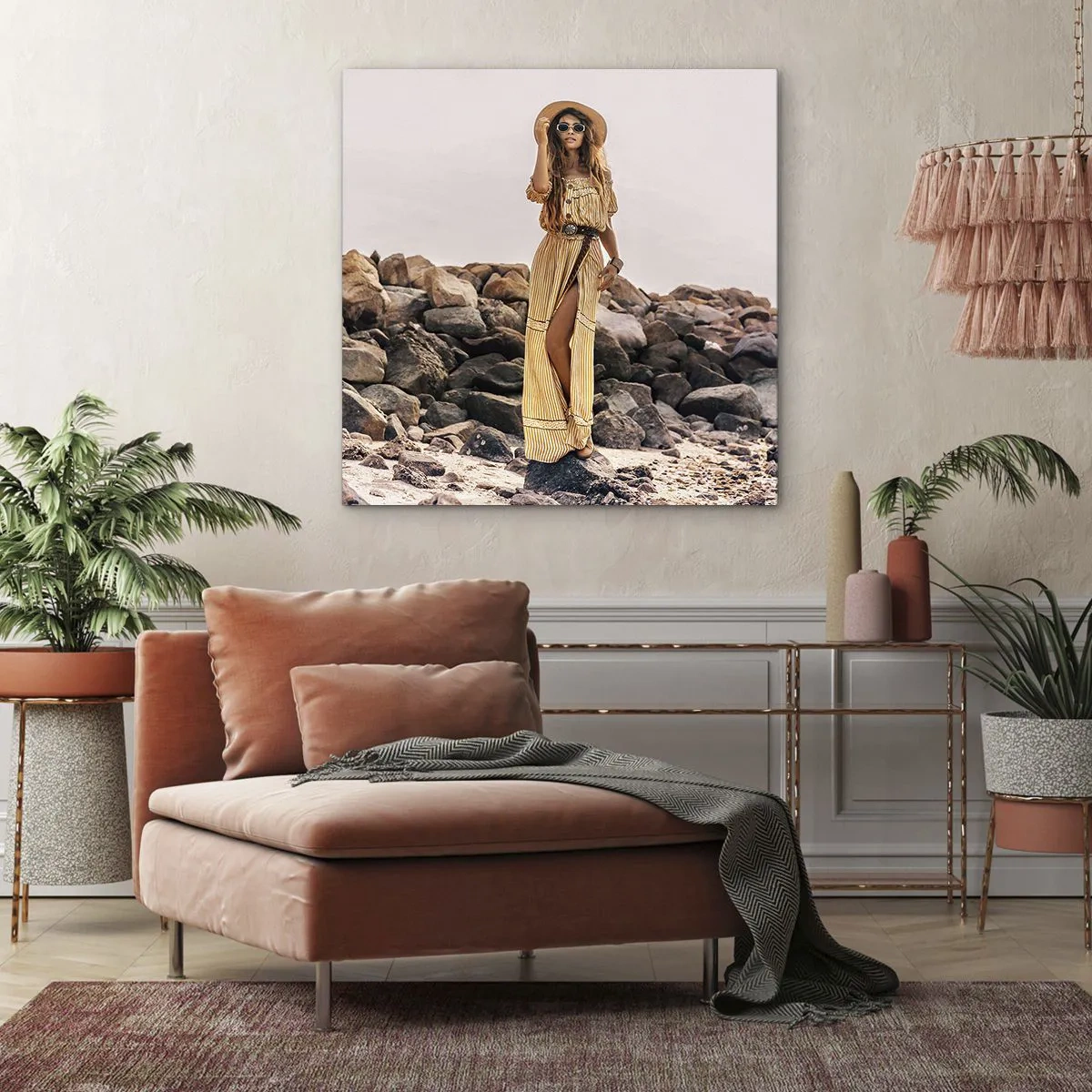 Impression sur toile - Image sur toile - La magie des pierres - 50x50 cm