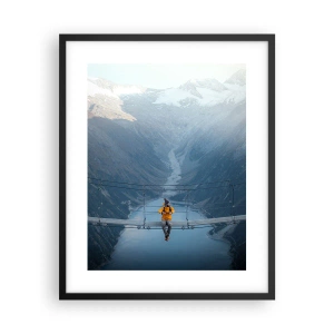 Affiche dans un cadre noir - Poster - Ravi de la suspension - 40x50 cm