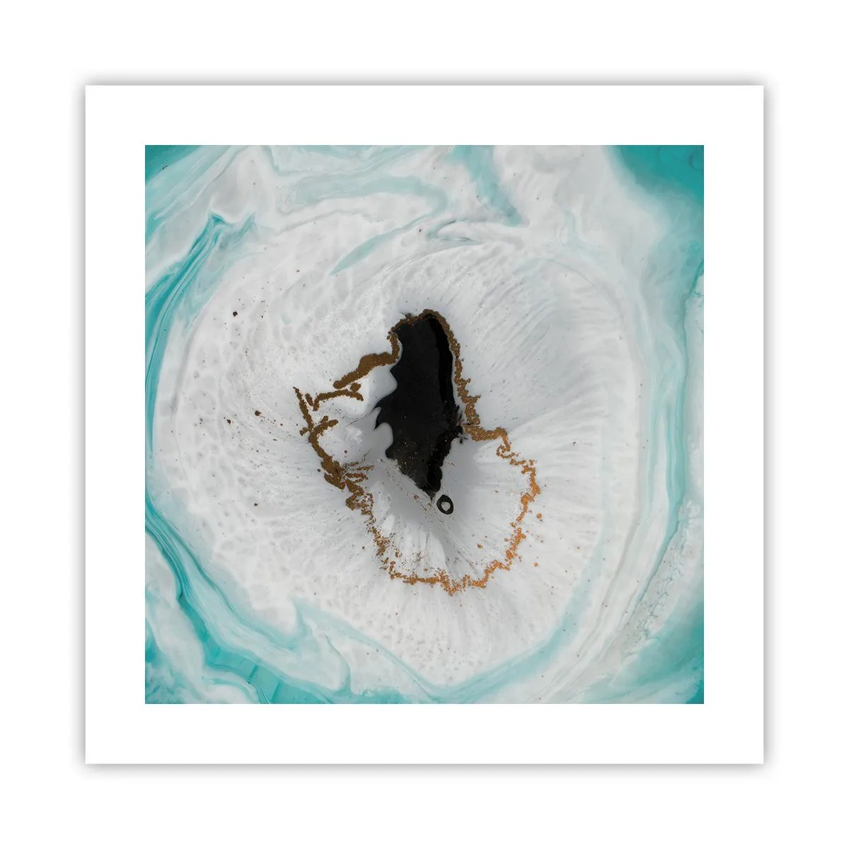 Affiche - Poster - Pénétrer à l'intérieur - 40x40 cm