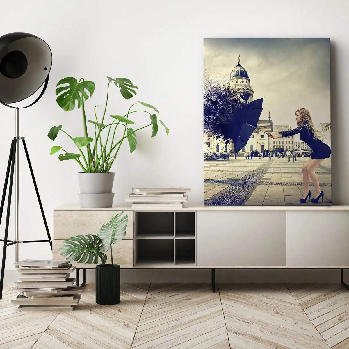 Impression sur toile - Image sur toile - Il y a un tel vent… - 55x100 cm