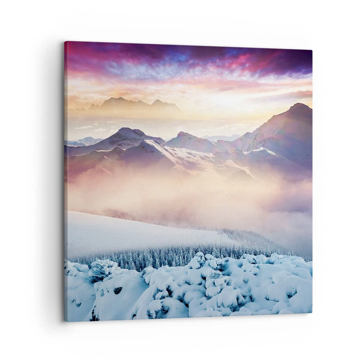 Impression sur toile - Image sur toile - La force et la pureté de la nature - 50x50 cm