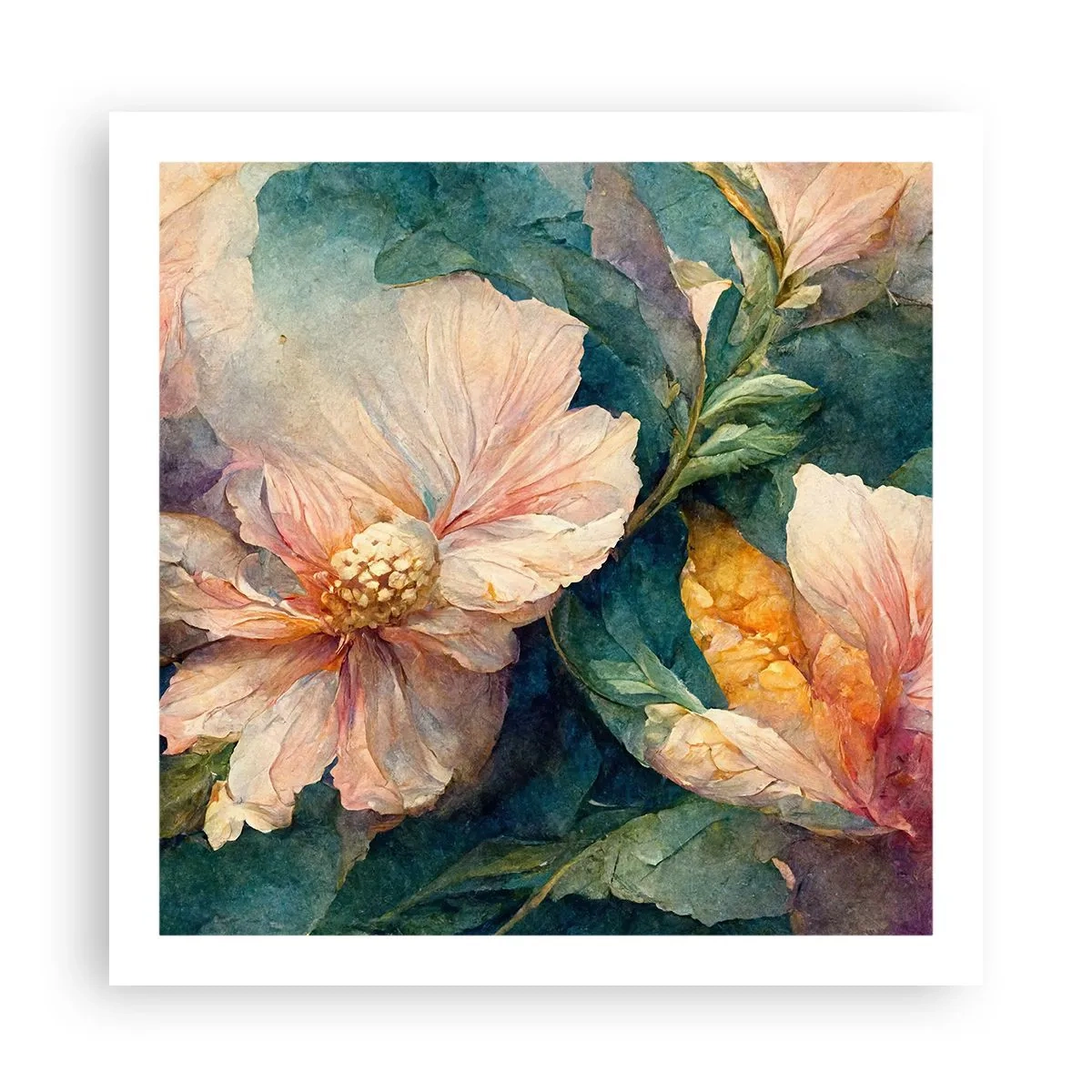 Affiche - Poster - Uniquement de la subtilité - 60x60 cm