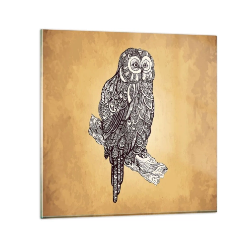 Impression sur verre - Image sur verre - Ornements complexes de sagesse - 40x40 cm