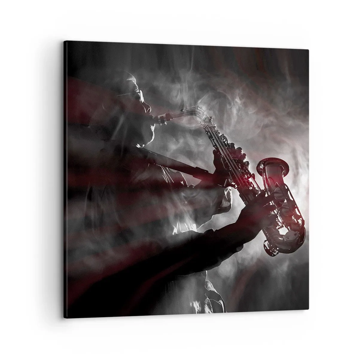 Impression sur toile - Image sur toile - Dans les brumes du jazz - 50x50 cm