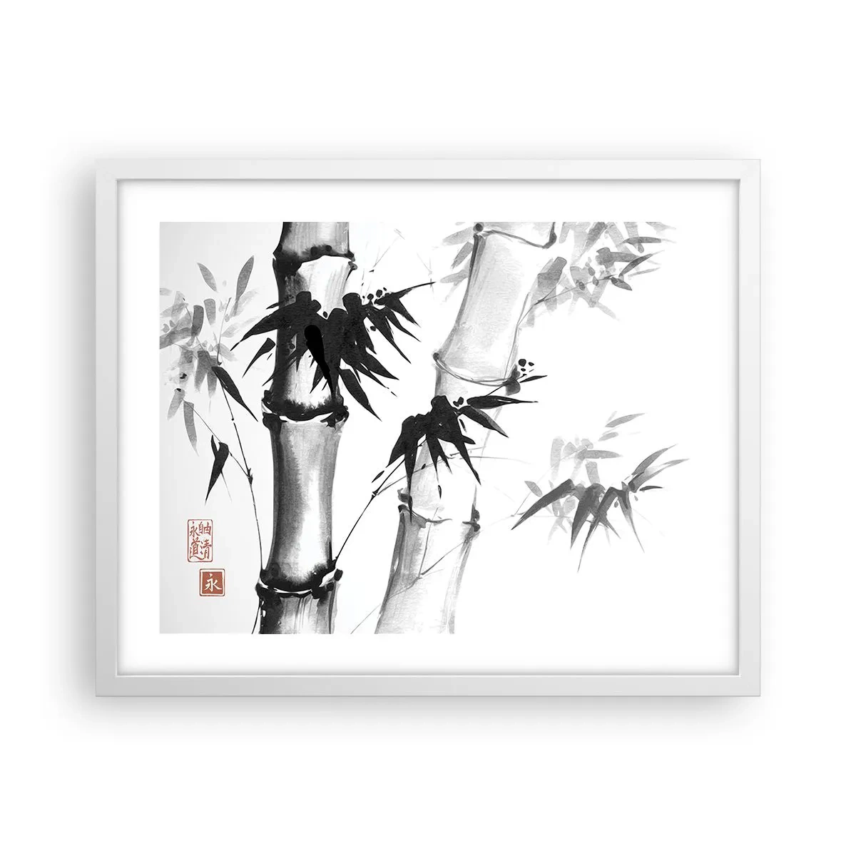 Affiche dans un cadre blanc - Poster - Gros plan sur l'orient - 50x40 cm