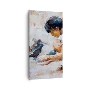 Impression sur toile - Image sur toile - Les plus petits et les plus gentils - 65x120 cm