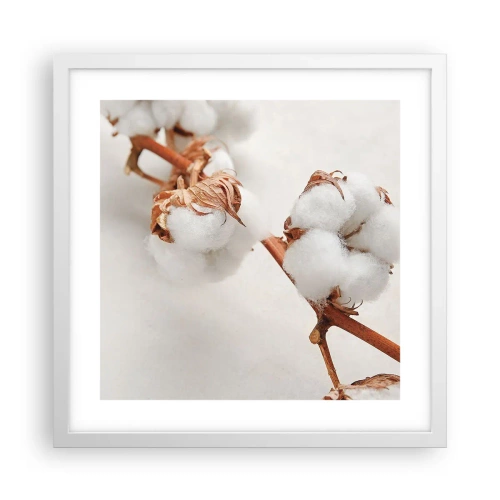 Affiche dans un cadre blanc - Poster - Seulement caliner - 40x40 cm