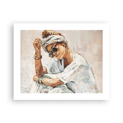 Affiche - Poster - Portrait en plein soleil - 50x40 cm