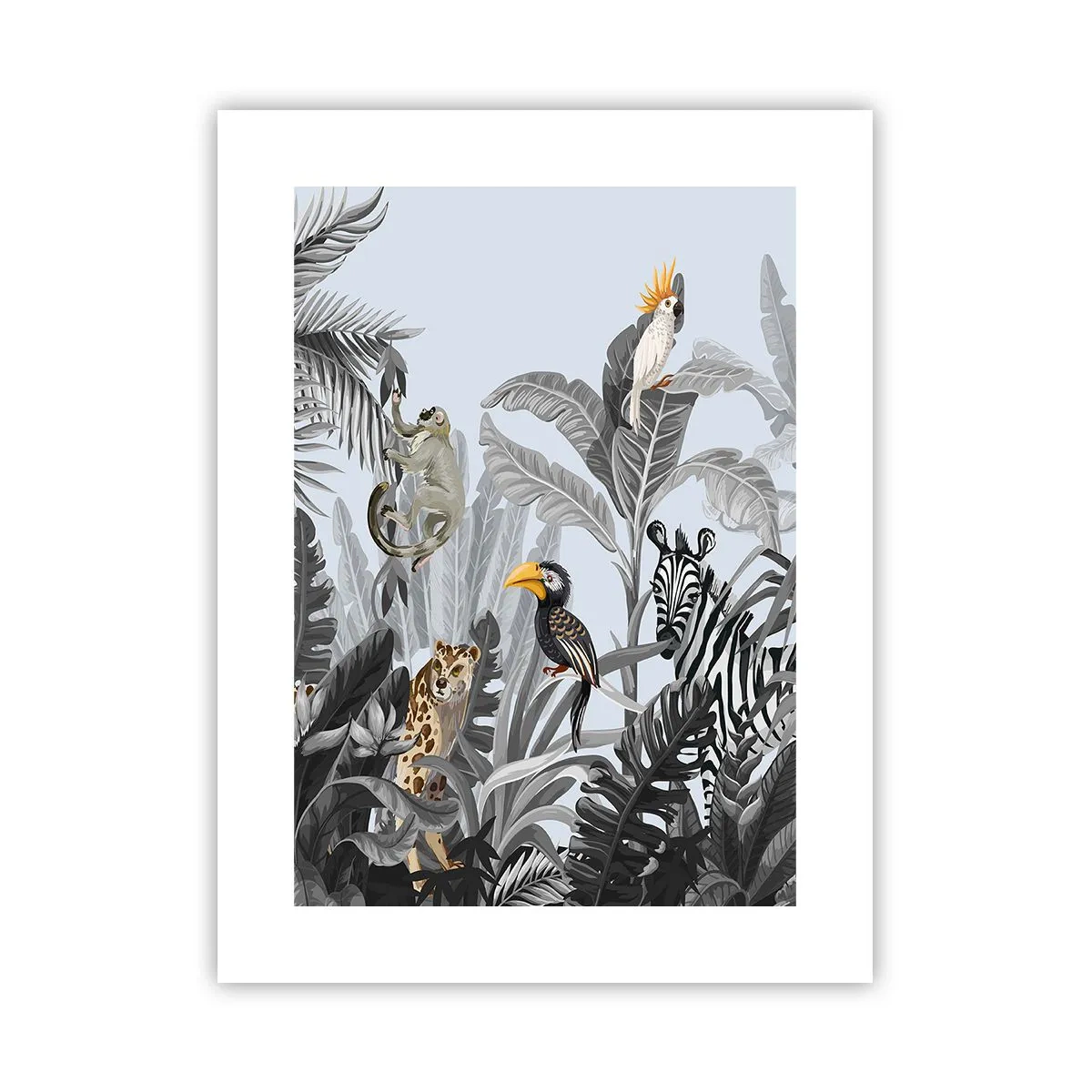 Affiche - Poster - Conte de fées africain - 30x40 cm