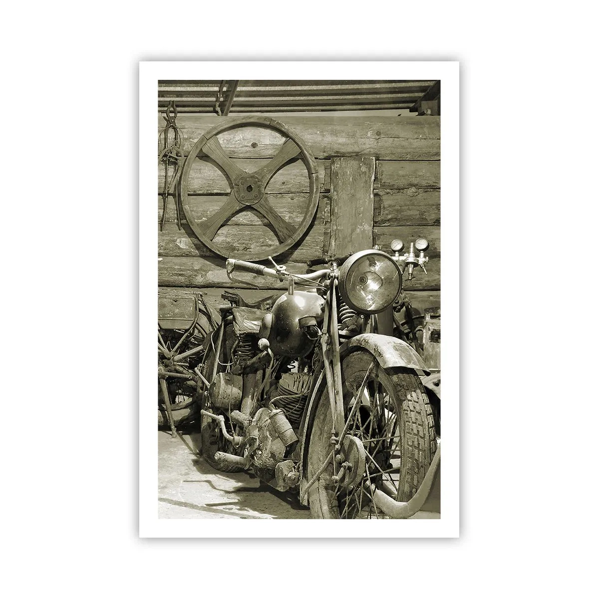 Affiche - Poster - Dans le hangar de l'oncle Władek - 61x91 cm