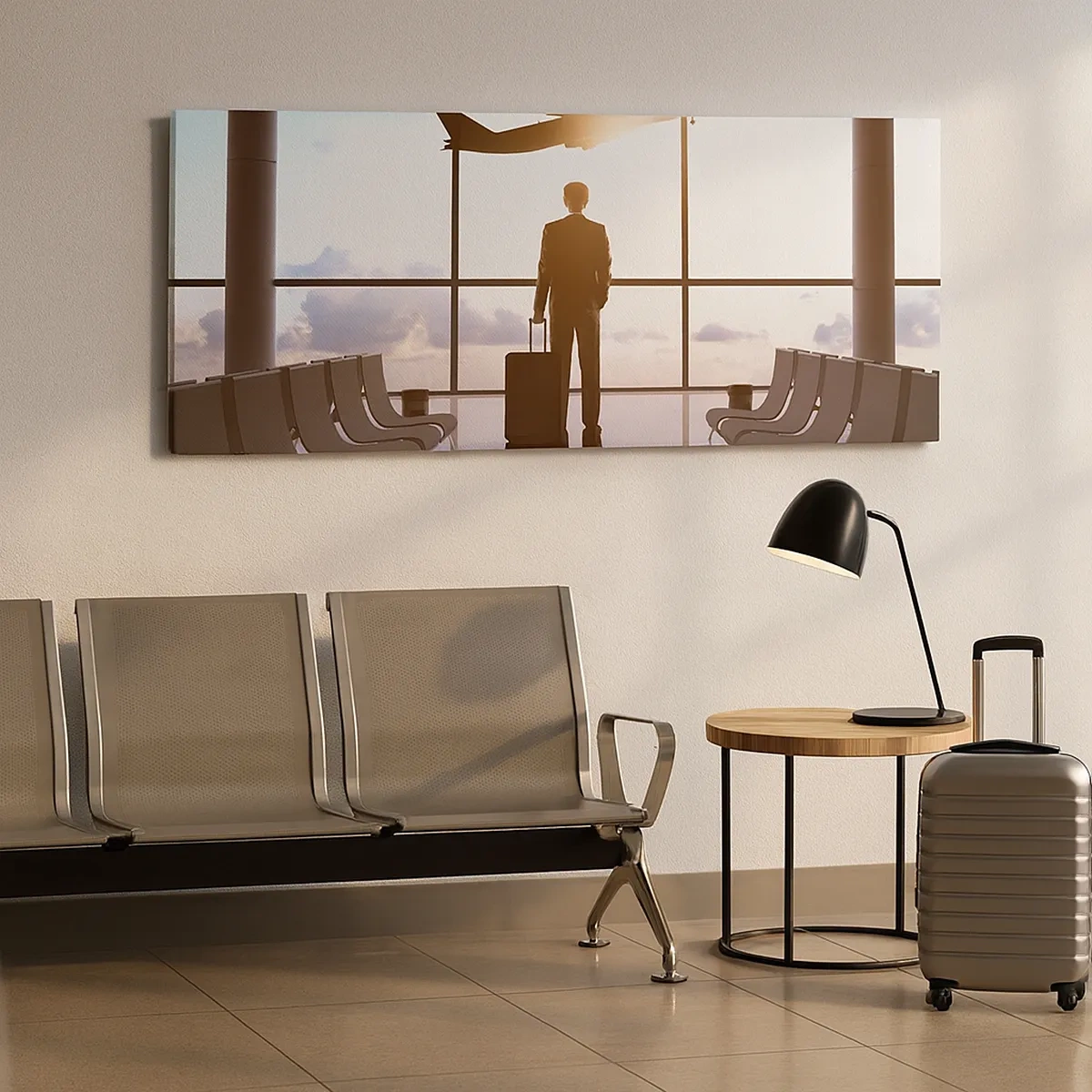 Impression sur toile - Image sur toile - Vous avez le temps, ralentissez - 30x30 cm