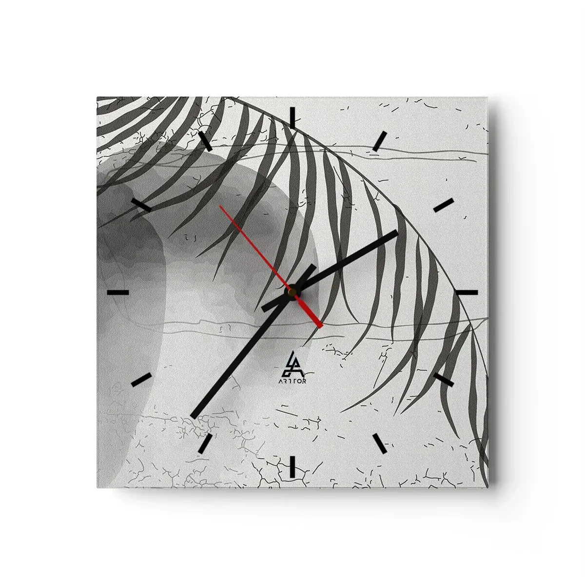 Horloge murale - Pendule murale - L'exotisme subtil de la nature - 40x40 cm