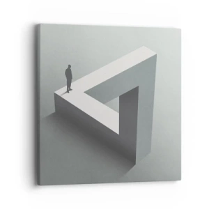 Impression sur toile - Image sur toile - Mais c'est possible - 40x40 cm