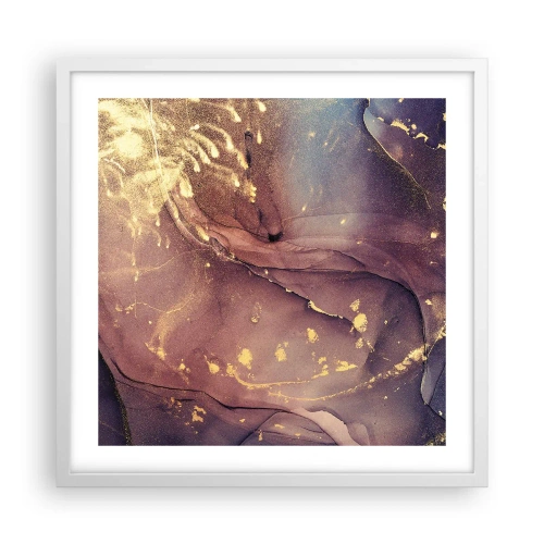 Affiche dans un cadre blanc - Poster - Matière et esprit - 50x50 cm