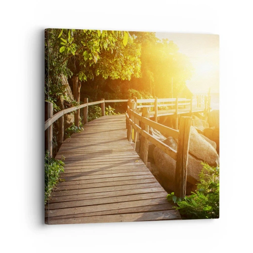 Impression sur toile - Image sur toile - Un autre tour, un autre miracle - 30x30 cm