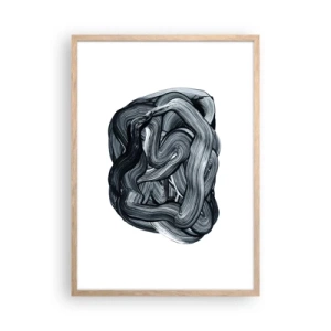 Affiche dans un chêne clair - Poster - Ce n'est pas si simple - 50x70 cm