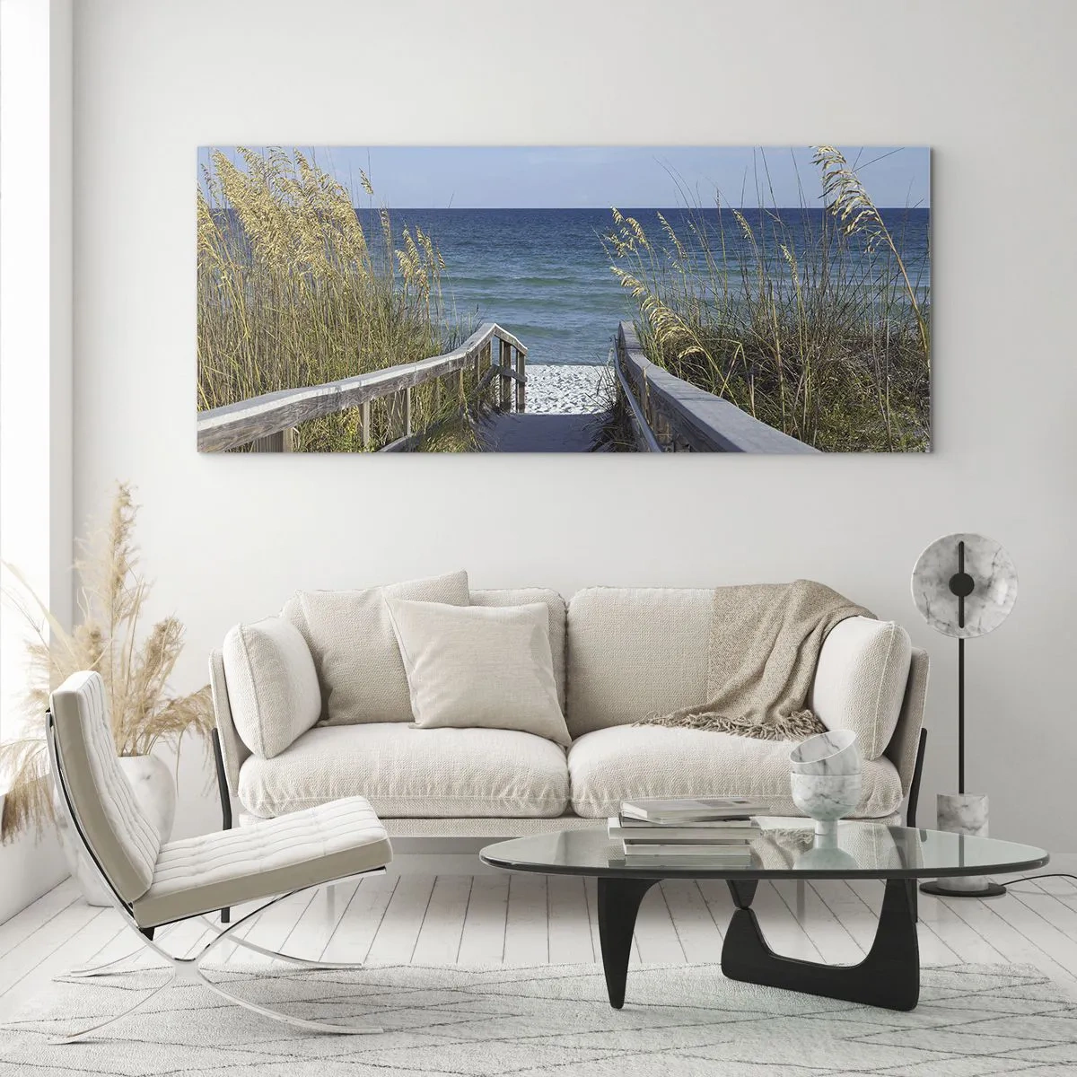 Impression sur verre - Image sur verre - Au soleil, sous le vent - 100x40 cm