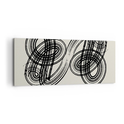 Impression sur toile - Image sur toile - C'est venu spontanément - 100x40 cm