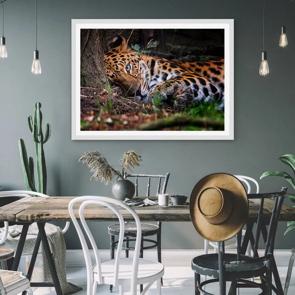 Affiche dans un cadre blanc - Poster - Fais-moi confiance - 100x70 cm