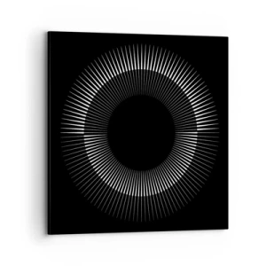 Impression sur toile - Image sur toile - Soleil noir - 70x70 cm